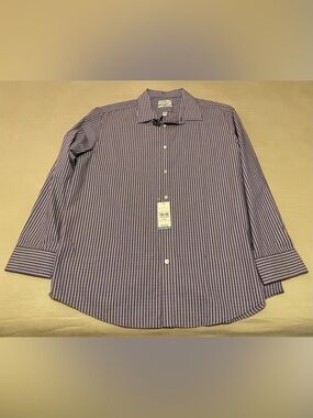 Lucky Brand Slim Fit Dress Shirt Size Large 16-16 1/2 32/33 NWOT